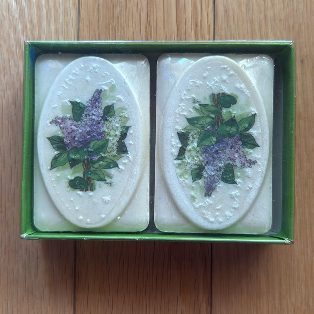 French Milled Soap by Soap Gems floral design